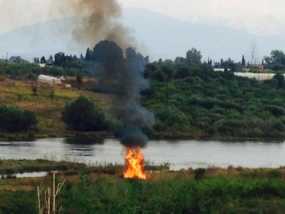Πρέβεζα: Πυρκαγιά από κεραυνό στην περιοχή της Ταράνα