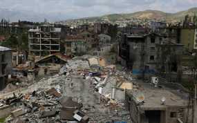 Τουρκία: 6.320 σπίτια έχουν καταστραφεί σε πέντε περιοχές από τις επιχειρήσεις του στρατου
