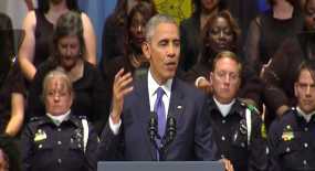 Ντάλας: Εθνική συμφιλίωση ζητά ο Ομπάμα υπεράνω των φυλετικών διαχωρισμών