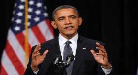 Ομιλία Ομπάμα σε εκδήλωση χορηγών που πλήρωσαν 10.000 δολάρια ο καθένας για την εκστρατεία της Κλίντον