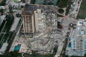 Κατάρρευση κτιρίου στo Μαϊάμι: Επιπλέον σοροί εντοπίστηκαν στα συντρίμμια